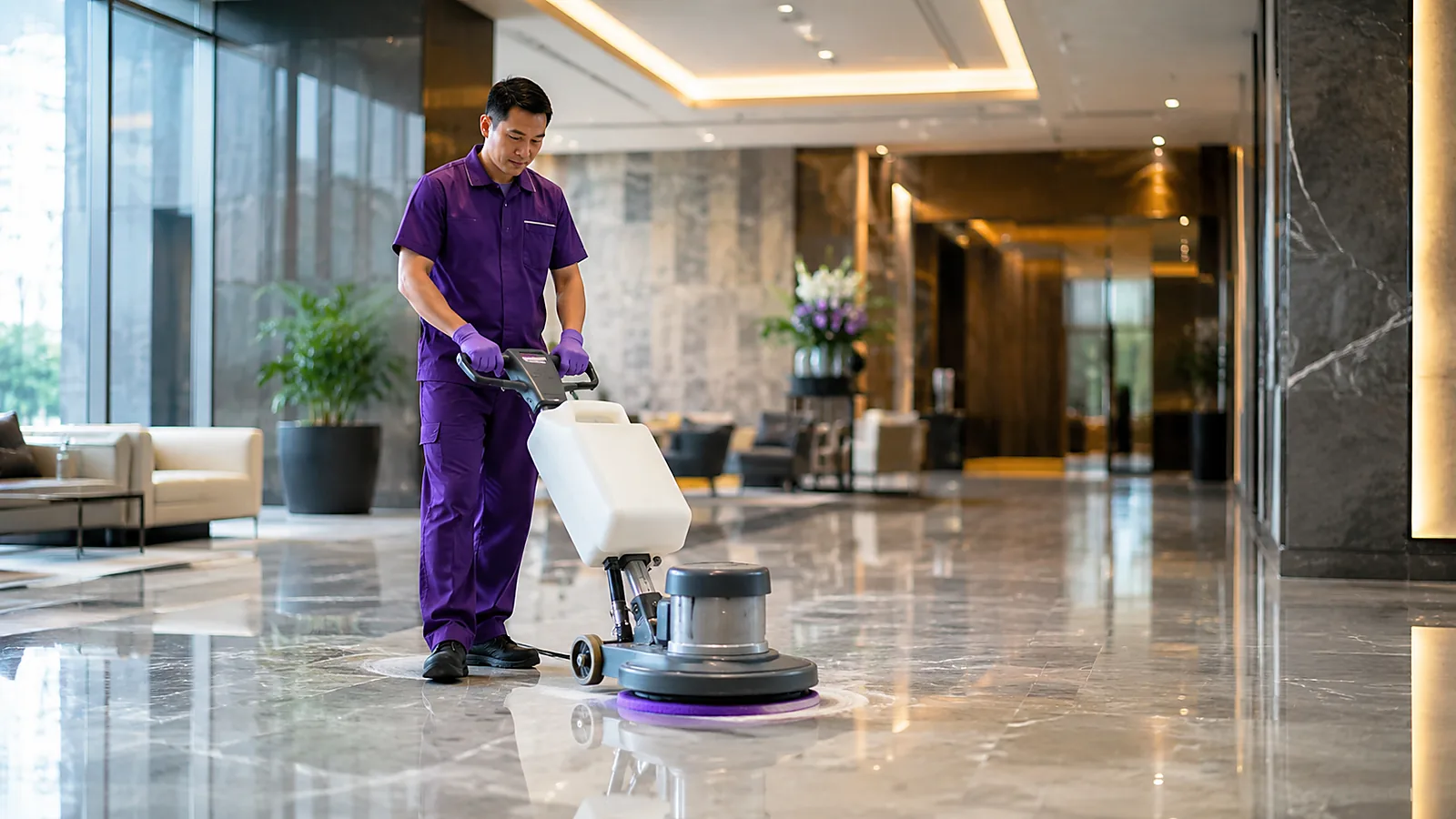 Commercial cleaning services