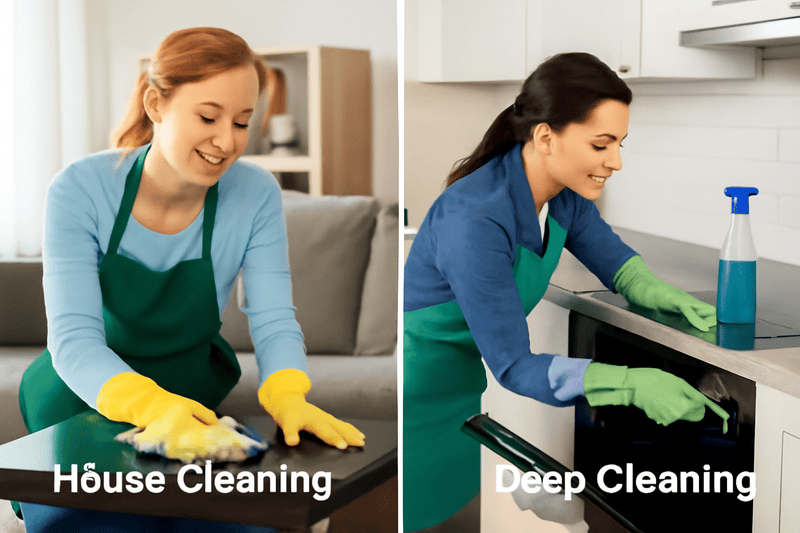 House Cleaning vs. Deep Cleaning What Does Your Home Need